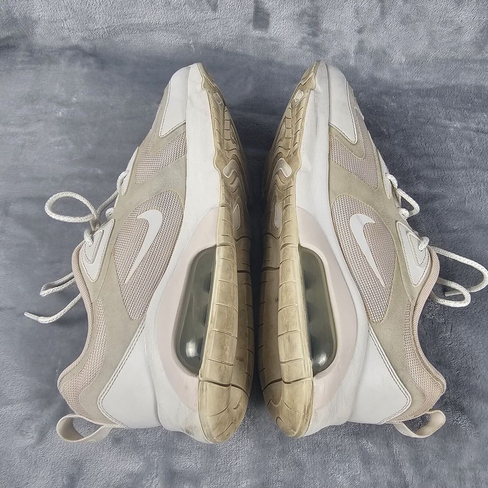 Nike Air Max 200 Womens Size 10 White And Beige Mesh Trainers Low‎ Top Dad Shoes - Picture 6 of 8